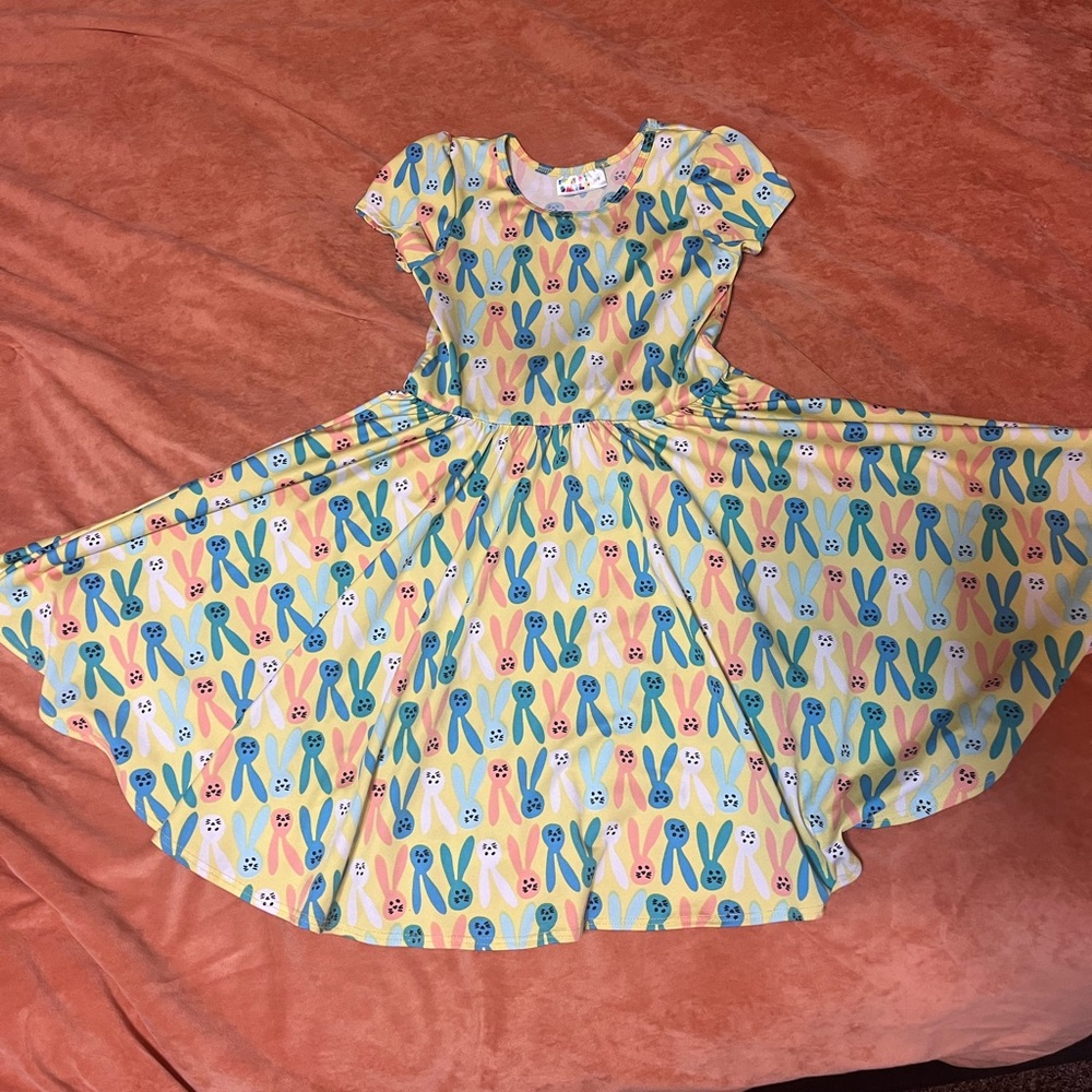 Dot dot smile Easter bunny dress size 5/6